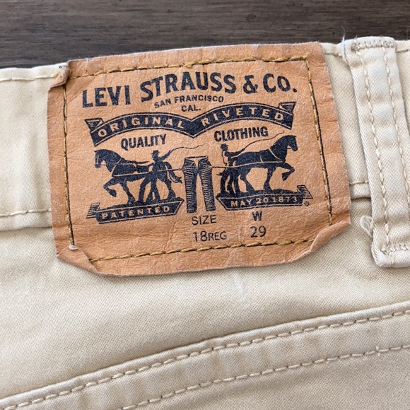 Levi’s 511 slim boys size 18 regular khaki shorts - Picture 5 of 8